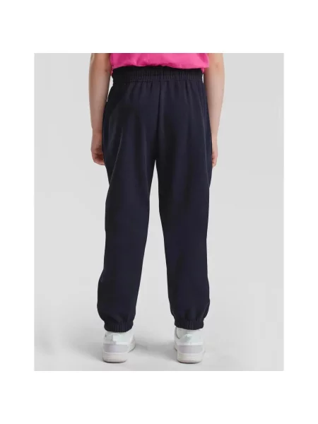 Spodnie dresowe dla dzieci Fruit of the Loom Classic Elasticated czarne