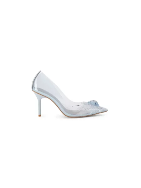 Kurt Geiger London szpilki Eagle Vinyl Court Pale Blue niebieska