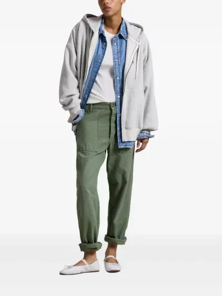 Polo Polo Ralph Lauren cu imagine de lână de costum verde