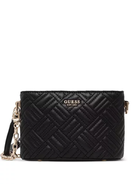 Ватиран чанта Guess черно
