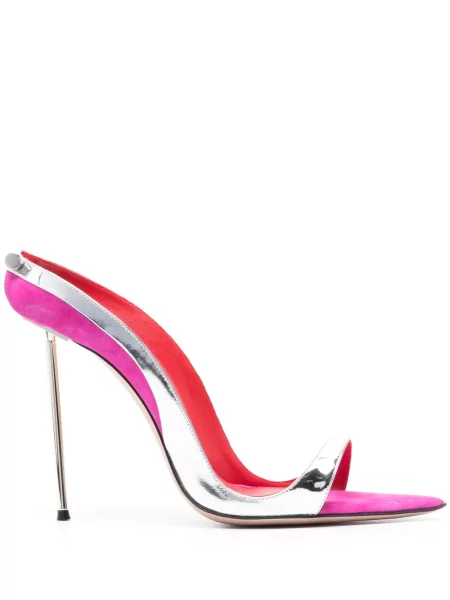 Sandale Hardot din piele roșu