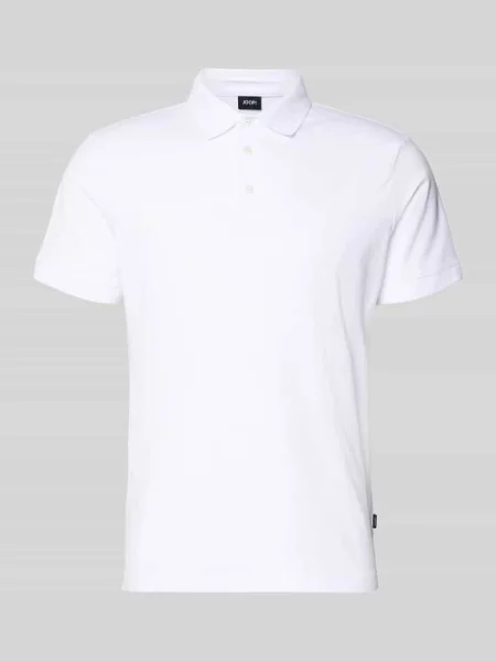 Koszulka polo o kroju regular fit z listwą guzikową model Carlosjuan' Joop! Collection biała