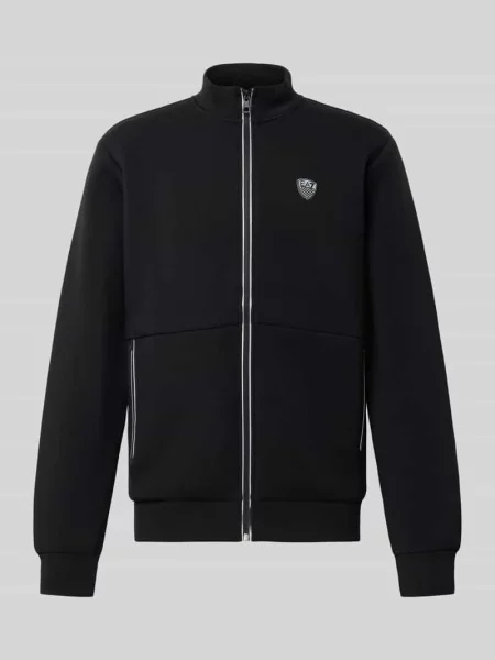 Bluza rozpinana zapinana na błyskawiczny Ea7 Emporio Armani czarna