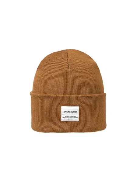 Kötött sapka Jack & Jones barna