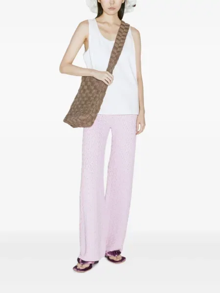 Pantaloni Isa Boulder roz