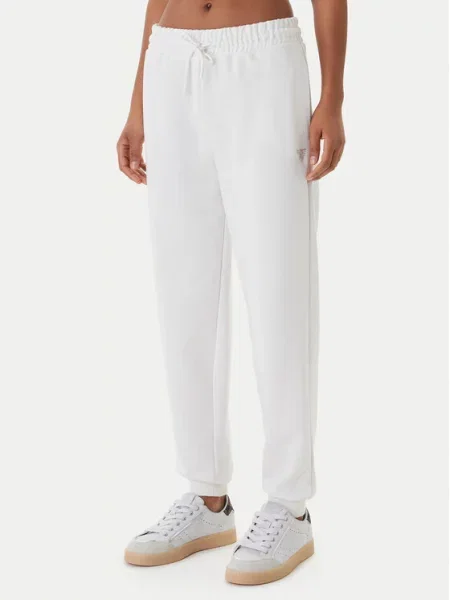Guess Spodnji del trenirke bela