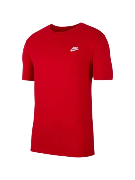 Koszulka sportowa Nike M Nsw Club Tee czerwona