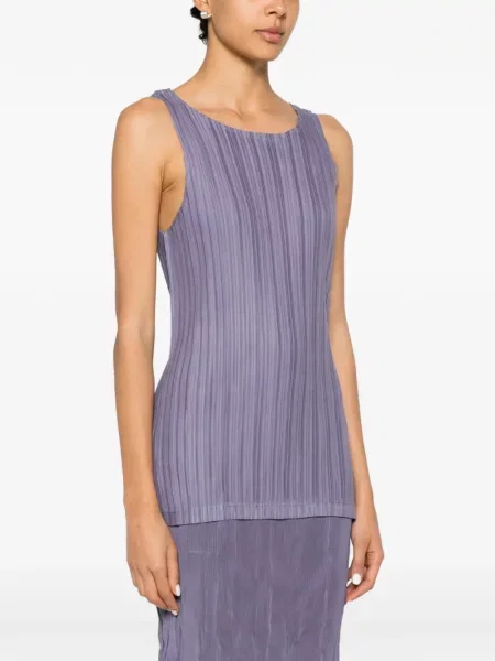Bluză Gongdid Design fără mâneci violet