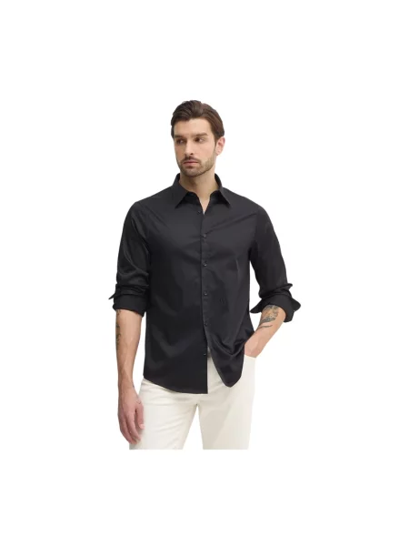 Koszula Armani Exchange z długim rękawem czarna