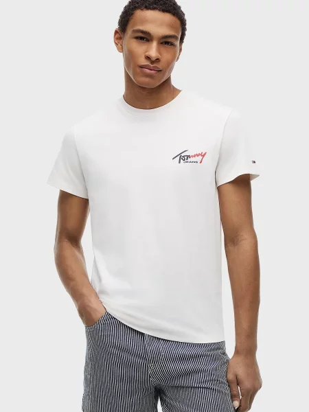 Футболка Tommy Jeans біла