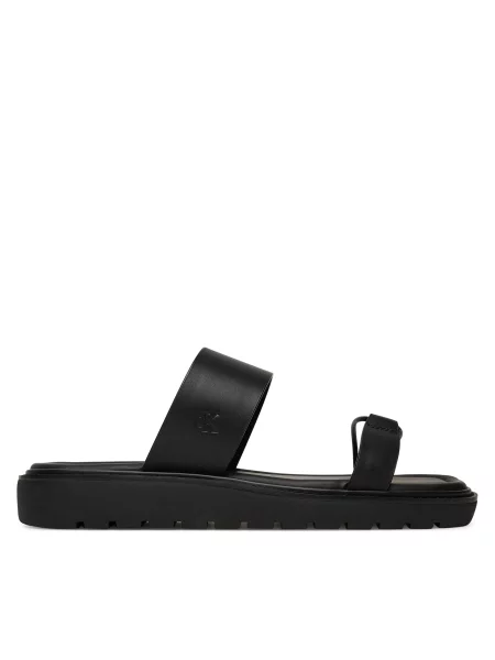 Natikače Calvin Klein Jeans Rope Sandal Soft Lth Mg crna
