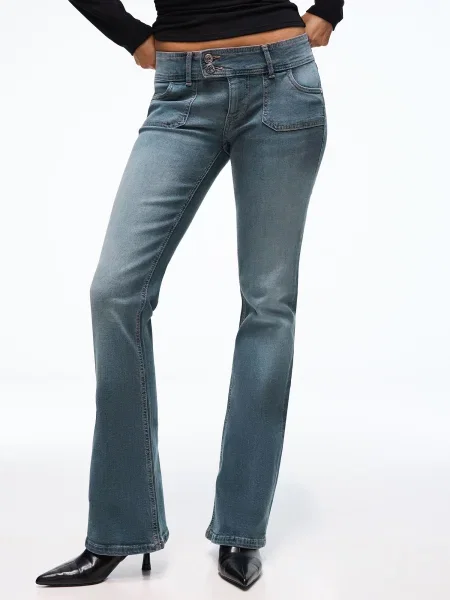 Bershka Jeans denim albastru
