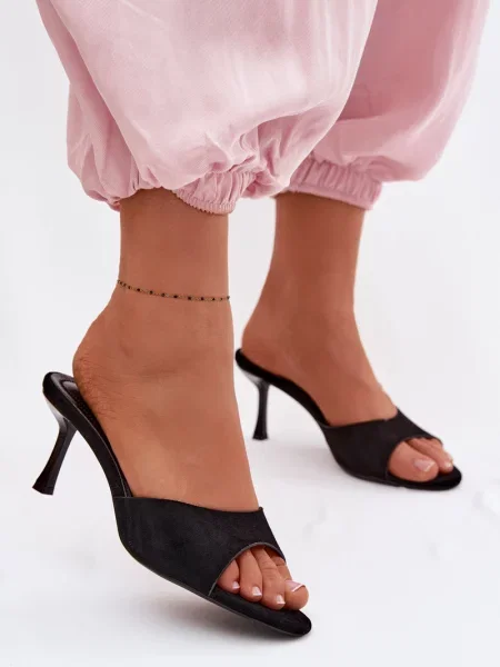 Sneakerși Boto din piele de căprioară negru