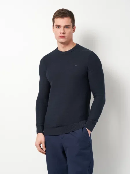 Джемпер Mustang Jeans Elliot темно-синій синій