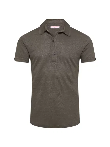Tricou polo Orlebar Brown gri