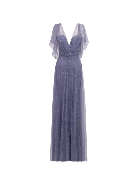 Rochie Gemy Maalouf drapată cu mărgele violet