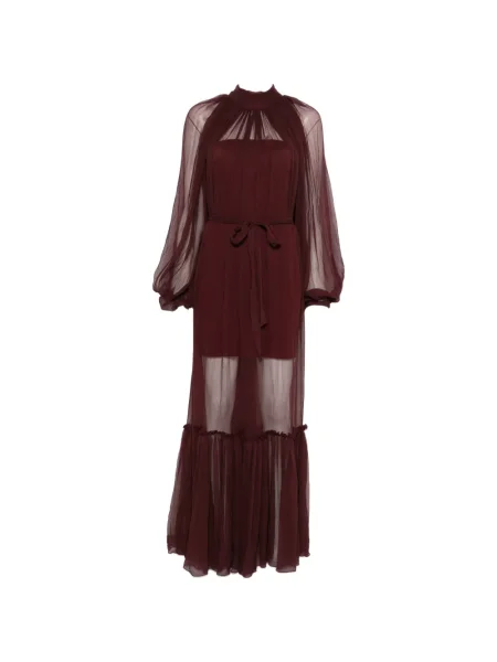 Rochie maxi Atu Body Couture cu volane de costum roșu