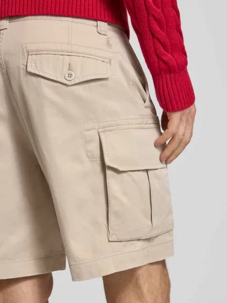 Szorty cargo o kroju relaxed fit z czystej bawełny Polo Ralph Lauren beżowe