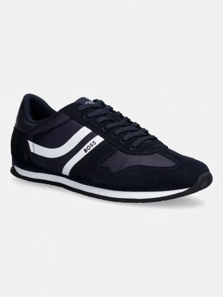 Sneakers BOSS Levon Bleumarin portocaliu