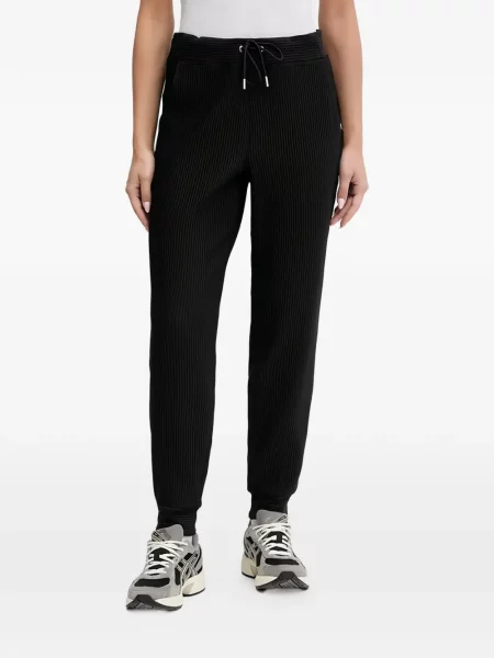 Pantaloni Dkny alergare cu autograf negru