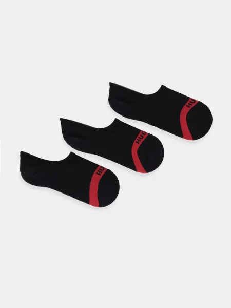 Ponožky HUGO 3P LC PLUSH TAPE CC čierna