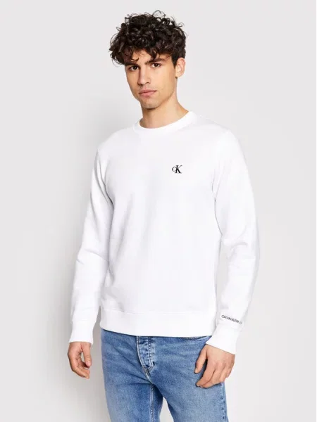 Μπλούζα Calvin Klein Jeans λευκό