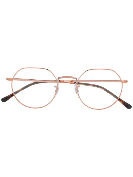 Ochelari de soare Ray-ban cu imprimeu geometric roz