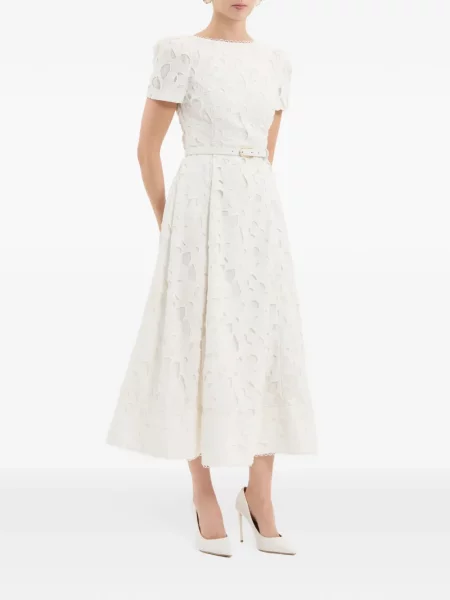 Rochie midi Rebecca Vallance alb