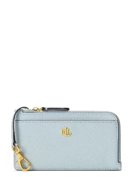 Lauren Ralph Lauren denarnica usnjena modra