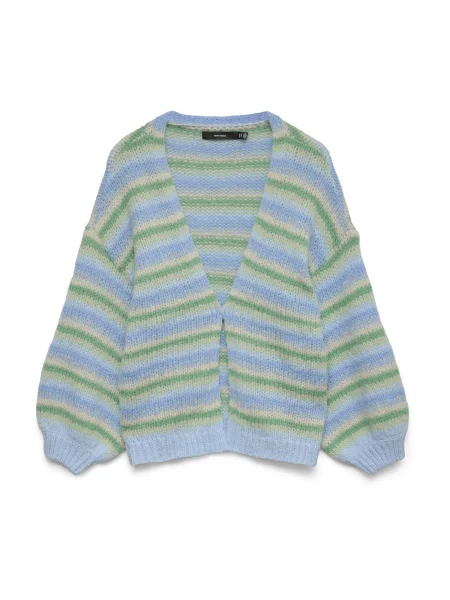 VERO MODA Pletena jopa VMMAYBE / svetlo modra / zelena / svetlo zelena bež