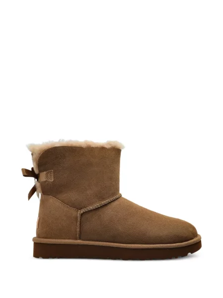 Botine Ugg cu funde maro
