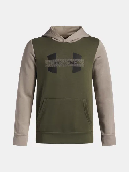 Gyerek melegítő felső Under Armour zöld