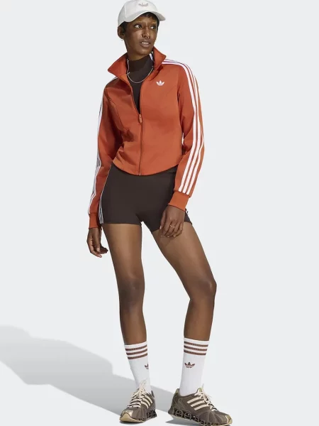 Adidas Originals bluza rozpinana Firebird Corset pomarańczowa