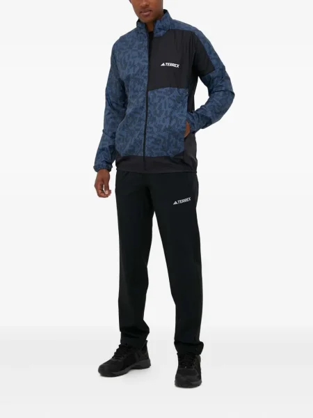 Sneakerși Adidas Terrex cu dungi plasă cu imagine negru