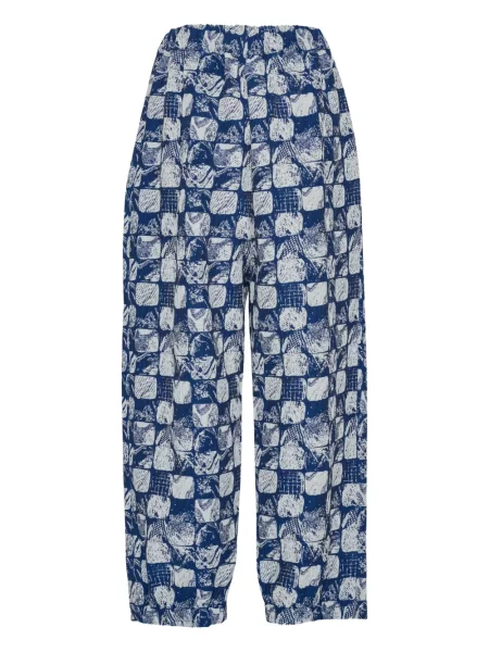 Pantaloni Henrik Vibskov albastru