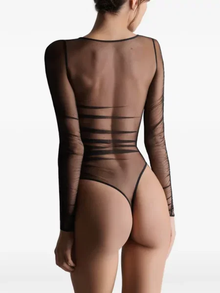 Body Scandale din tul negru