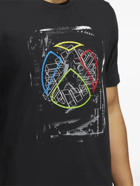 Tricou Adidas alergare din fleece streetstyle gri