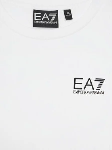 Dětské tričko Ea7 Emporio Armani bílé
