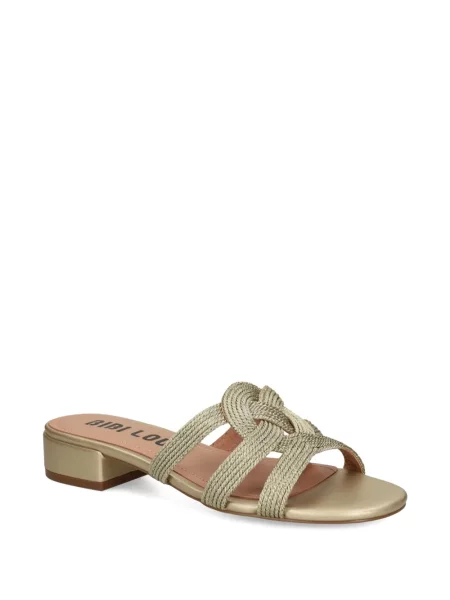 Sandale Bibi Lou din piele auriu