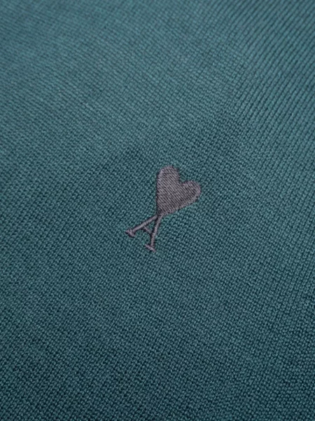 Scurt cardigan Ami Paris verde