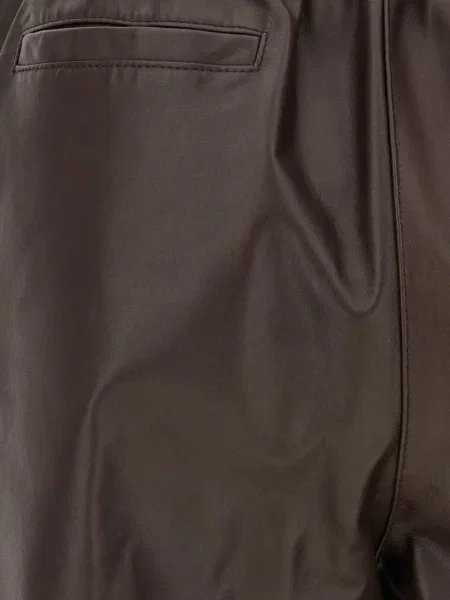 Pantaloni Antonelli din piele maro