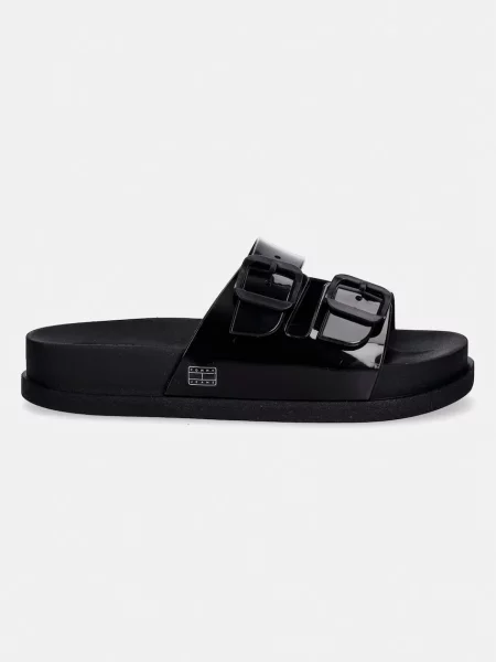 Tommy Jeans Șlapi negru
