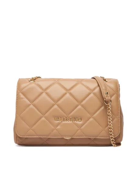 Torebka z detalem z logo model ‘OCARINA’ Valentino Bags beżowa
