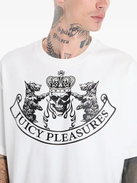Tricou Pleasures alb