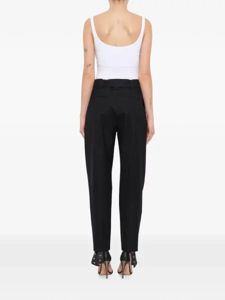 Cu centură pantaloni Kenzo negru
