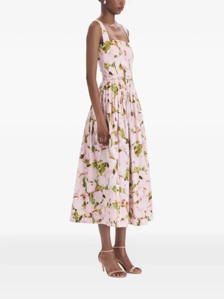 Rochie Oscar De La Renta cu imagine roz