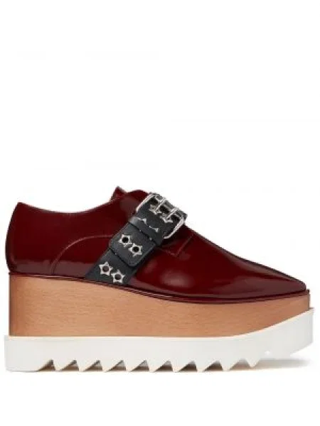 Botine Stella Mccartney cu cataramă maro