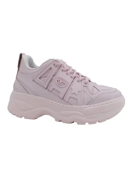 Sneakersy Chiara Ferragni Collection skórzane różowe