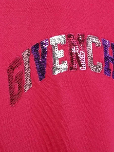 Bluza polarowa dziecięca Givenchy różowa