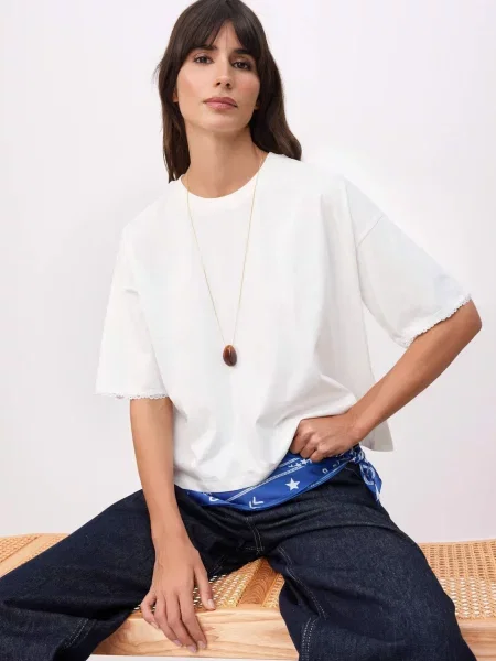 Trendyol Tricou alb